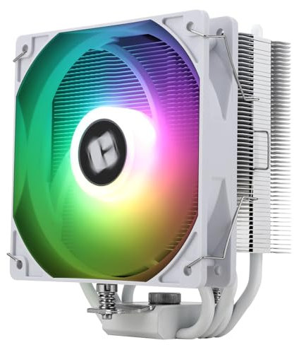 TR-AssassinX120 SE ARGB WHITE CPU Air Cooler, 4 Heat Pipes, TL-C12CW-S PWM Quiet Fan CPU Cooler With S-FDB Bearing, For AMD AM4 AM5/Intel 1700/1150/1151/1200/1851