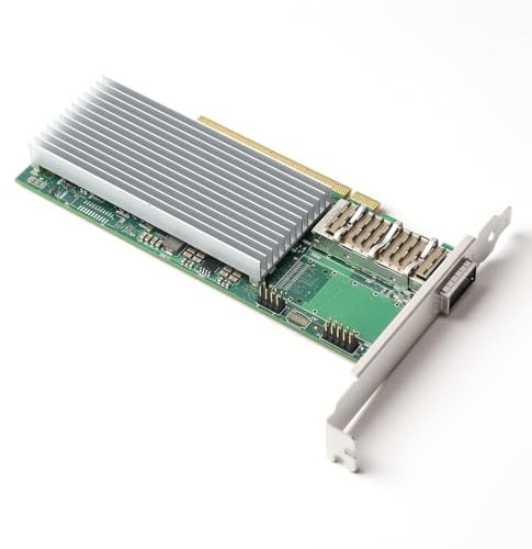 EIMSOAH Single-Port-Netzwerkadapter, 100G Stabile Übertragung, Vergoldete, Abgeschirmte Schnittstellen, Unabhängige IP-Konfiguration für Server Server 2016 2019 RHEL 7.x 16.x LTS
