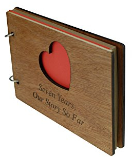 7 Years Our Story So Far – Sammelalbum, Fotoalbum oder Notizbuch, Idee zum 7. Jahrestag