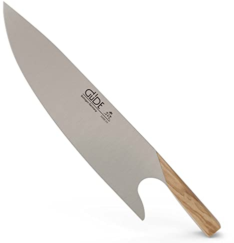 GÜDE Solingen - THE KNIFE geschmiedet, 26 cm, Olivenholz, THE KNIFE, Handmade Germany