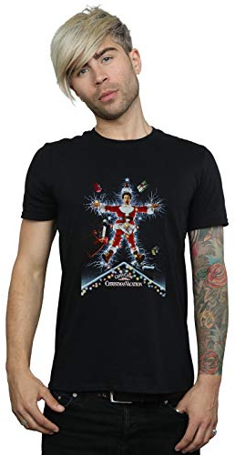 National Lampoon's Herren Christmas Vacation Poster T-Shirt Schwarz Large