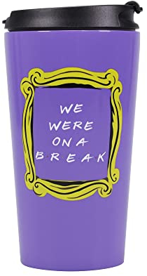 FRIENDS Half Moon Bay Tasse de voyage We were on a Break, multicolore, 1 unité (lot de 1)