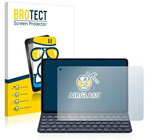 BROTECT Schutzglas für Huawei MatePad Pro (2019) | Transparenter Displayschutz Made in Germany Schutzfolie Panzer Folie Glas 9H Anti-Fingerprint Einfache Montage Clear