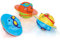 Zoggs Unisex Baby Seal Flips (3pc Pack) Pool-Spielzeug und Wasserspielzeug, Mehrfarbig, 4+ Months