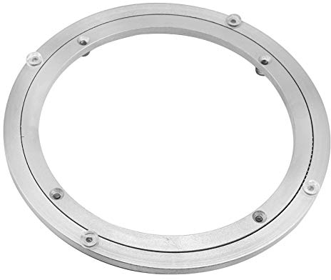 Besimple Robuster Drehteller aus Aluminiumlegierung, drehbares Kugellager, runder Esstisch, Glatte Drehplatte für Tischplatte, zum Servieren von Messen