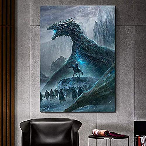 YYLPLLE 1000 Piece Puzzle, Jigsaw Puzzles, Casual Puzzles for Adults, Children's Game, Game of Thrones, Movie-1000_Pieces 50x75cm