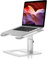 GOKEDA Laptop Stand for Desk, Aluminum Portable Ventilated Laptop Riser, Ergonomic Adjustable Macbook Stand Compatible with MacBook Air Pro, Dell, HP, Lenovo Samsung (More 11-17 Laptops)