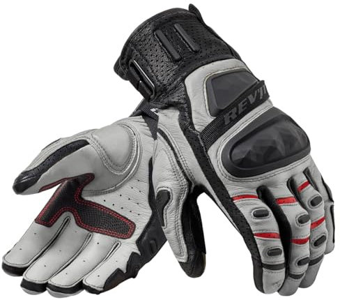 REV'IT! Revit Cayenne 2 Motorrad Handschuhe, schwarz/silber, L