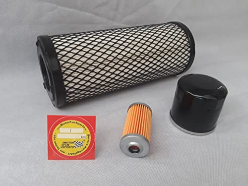 Filter - Set (klein) kompatibel mit Iseki TH 4330 FH Ölfilter, Luftfilter, Kraftstofffilter