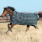 Horseware Rhino WUG 100g lite Regendecke Hunter Check Gr. wählbar (130)