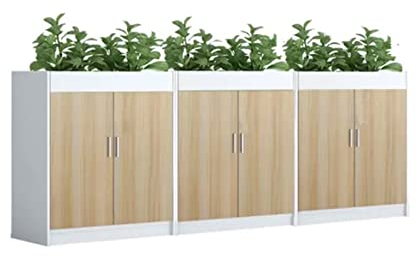 Aktenschrank Aufbewahrungsschrank, niedriger Schrank, Trennschrank, Büroschrank, Datenschrank, Büroschrank, Aktenschrank, Blumenschlitzschrank mit Schloss Büroschränke Aktenschränke ( Color : 2400*300
