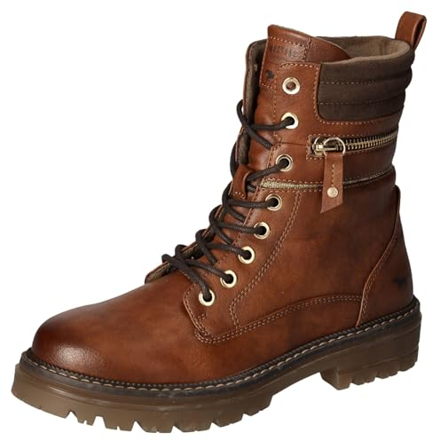 Mustang Femme 1364-520 cm Booty, Cognac, 37 EU