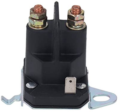 Relais de solénoïde de démarreur, pièces de rechange pour tondeuse autoportée 12 VDC Interrupteur magnétique à 3 broches Solénoïde de démarreur de tondeuse ABS Laiton pour VTT Sno Tondeuse