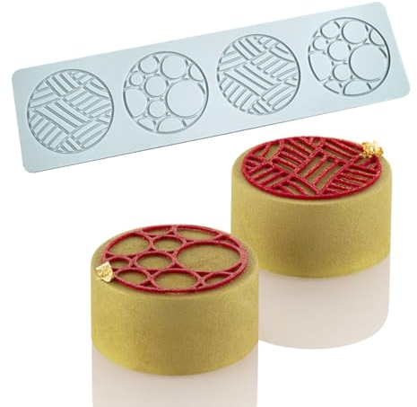 TUKE Moldes de silicona para hornear, forma geométrica rectangular, huecos, 3D, moldes de fondant, moldes de chocolate, moldes de arcilla polimérica antiadherentes para hornear, jabón, decoración de