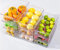 HYGRAD Fridge Organiser Boxes - Stackable Refrigerator Organiser Bins - Clear Freezer Cupboard Storage Boxes - Pantry Tidy - BPA Free (Pack of 9 Containers)