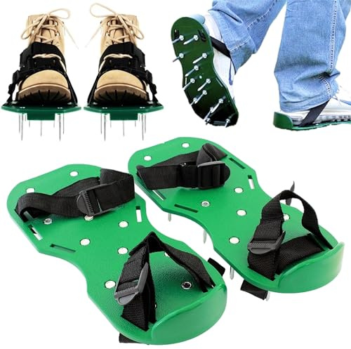 Przydasie Nützlich Aerator Rasen Stachelschuhe Sandalen Auflagen, Belüftungssandalen Stachelen, Belüftungs Grassplot, Stachelschuhe Für Gartenpflegung, Hofaerie