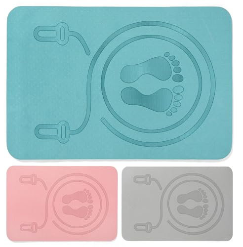 Ungtyb Jump Rope Mat, Shock Absorbing Exercise Pad, Noise Reduction Design, Durabled Fitness Flooring for Indoor and Outdoor Workout Use, 15.7 * 23.6inch