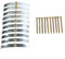 Besttoolifes 10Cps 86-tipo Cassette Riparatore Interruttore Interruttore Patcher Socket Vite Gancio A Vite In Acciaio Per Riparazione Scatola Da Parete