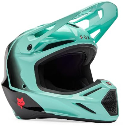 Fox Motocross-Helm V3 Weiß Gr. L | Schützender Fahrkomfort