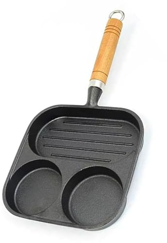 WPKD BLUEIY Takoyaki Pfanne Grillpfanne,Takoyaki Grillpfanne Antihaftguss,3-in-1-Frühstückspfanne,für Fischbällchen,Windbeutel,Speck und Steaks