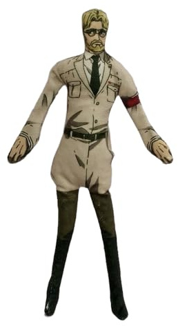 Zeke Jaeger Plüschfigur, Anime, lustig, drehbar, weich, gefüllt, Cartoon-Kissen, 28 cm, für Zuhause, Schlafzimmer, Sofa, Dekoration, Geschenke