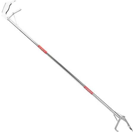 Rukjmqi Pince à Serpents | Attrape-Cancer Pliable en Acier Inoxydable | Outils de Manipulation des Serpents – pour propriétaires de Maison, randonneurs, jardiniers, propriétaires de Ranch