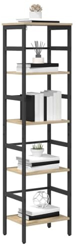 vidaXL Bücherregal 4 Ebenen 40 x 29,5 x 149 cm Holzwerkstoff