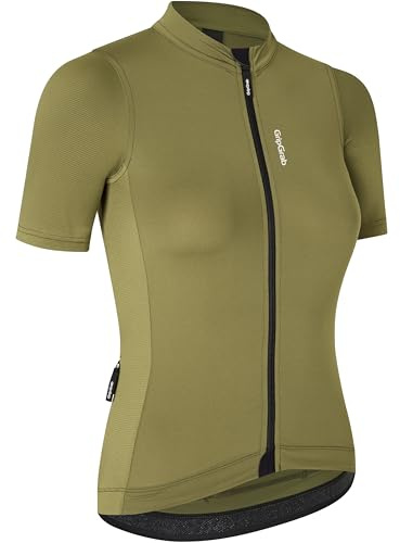 GripGrab Ride Radsport Kurzarmtrikot - Sommer Rennrad & MTB Fahrradtrikot | Damen Radtrikot mit UPF 50 UV-Schutz, Active Fit Passform, 3 Rückentaschen und durchgehendem YKK-Reißverschluss für Gravel