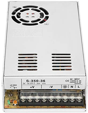 S - 350-36 Fuente de alimentación conmutada, Fuente de alimentación Industrial de CA de 36 V y 350 W con protección contra sobrecarga, para Sistemas de monitoreo de Seguridad y d