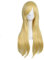 MapofBeauty 28 Zoll/70 cm Lange Pony Haare Animation Kostüm Perücke Seite (Gold)