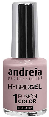 Andreia Professional Hybrid Gel Nagellack - 2 Schritte und keine Lampe erforderlich Langlebig und leicht zu entfernen - Fusion Farbe H13 Natürliche Nude Tan - Shades of Nudes - Weiche Farben 10.5 ml