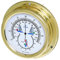 Delite 858nlth Altitude Hygro Thermometer Messing poliert B x H: 127 mm x 40 mm