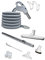 Genialvac Komfort Schlauch-Set Ergonomic für Zentralstaubsauger, für die meisten Saugdosen verwendbar (Länge 9m)