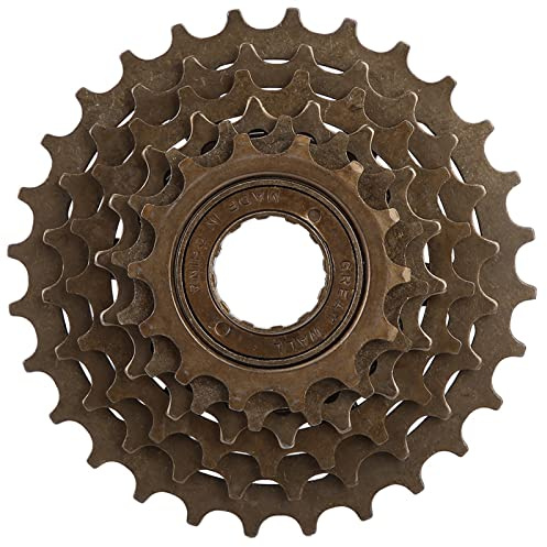 Tbest 6 Speed Bicycle Freewheel Cassette, Durable 14T-28T Range Replacement, Multi-Speed Bike Cassette for Cyclists, Commuters, and Trail Riders
