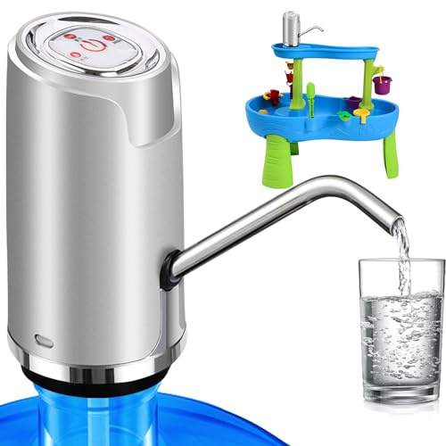 Universal Water Bottle Pump,Electric Drinking Water Dispenser USB Charging Portable 5 Gallon Water Pump
