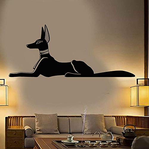 Ägyptischer Gott Anubis Altes Ägypten Vinyl Wandtattoo Kunstwand Entfernbare Wandaufkleber 43 * 103 Cm