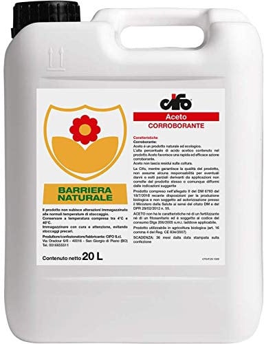 CIFO 20LT ad Alto Contenuto di Acido Acetico Aceto