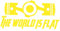Decus The World is Flat L 0119 (neon gelb) // Sticker OEM JDM Style Aufkleber