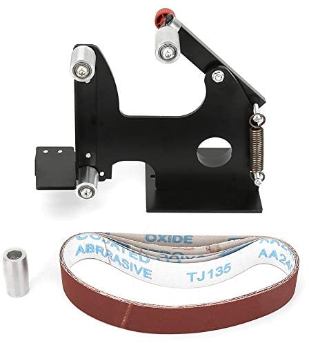 Fafeicy Set di adattatori per levigatura a nastro Convertitore levigatrice a nastro per cambio smerigliatrice angolare elettrica in levigatrice a nastro, Trapano Elettrico/Smerigliatrice