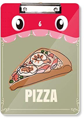 Klemmbrett für Pizza, Italien, Meeresfutter, A4