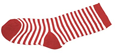 Bock op Kölle Ringelsocken Socken rot-weiß gestreift Karneval Fasching