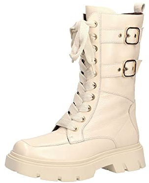 CAPRICE 9-9-25270-29, Stivaletto Donna, Brevetto Bianco, 39 EU