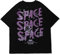 Sawmew Gothic Cartoon Tshirt Damen Harajuku Shirt Oversize Y2k Fashion Oberteile Frauen Punk Skateboard Street Tees Mode Casual Tops Streetwear Girls Anime Kleidung Sommer (Color : Black, Size : M)