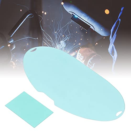 5 STÜCKE Große Sichtscheibe Ersatzlinse Schweißhelm mit 3 Stück Runder Außenscheibe 2 Stück Innenscheibe für Schweißer