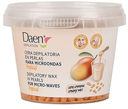 Daen 434399 Cera Depilatoria, Crema Microondas, 100Gr, Tropi
