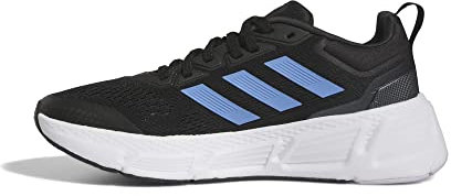 adidas Damen Questar Shoes, Core Black/Blue/Night Metallic, 40 2/3 EU