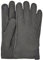 UGG Clamshell Logo Lederhandschuhe Handschuhe Herrenhandschuhe (M - grau)
