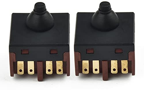 PETSTIBLE Interrupteur à bouton-poussoir de rechange pour meuleuse d'angle 100