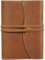 OLOTU Dreifach gefaltetes Leder Notizbuch Lederband Reisekonto Buch Planer Cover A5 Vintage Handarbeit DIY Journal