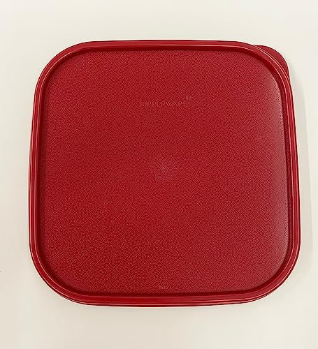 TUPPERWARE Modular Mates eckig Ersatzdeckel Dichtung Deckel 1623 rot 17,8 x 17,8 cm